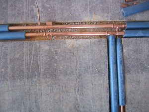 Heizungsrohre, Kupferrohr, Leitungsrohr, Wasserleitung