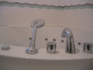 Badarmaturen, Dusche, Wasserhahn, Temperaturregler