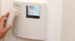 Gegensprechanlage, Sprechanlage, Bildschirm, Türklingel