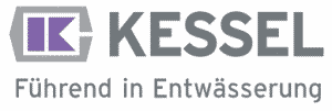 Kessel, Entwässerung, Logo, lila, grau, Firma, Marktführer, Sanitär
