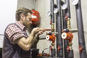 Installateur, Klempner, Rohrleitung, Pumpe