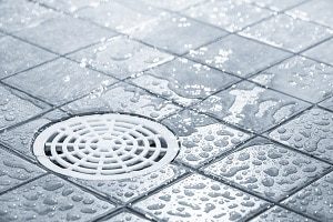 Boden, Wasser, Fliesen, Kanalisation